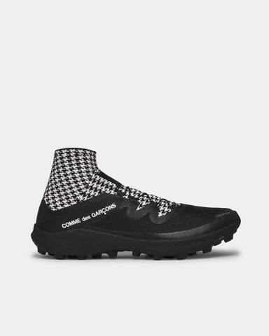 Salomon x Comme des Garçons Cross Mixed Black / White High Top Sneakers