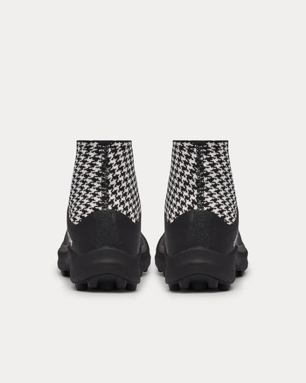 Salomon x Comme des Garçons Cross Mixed Black / White High Top Sneakers - 4