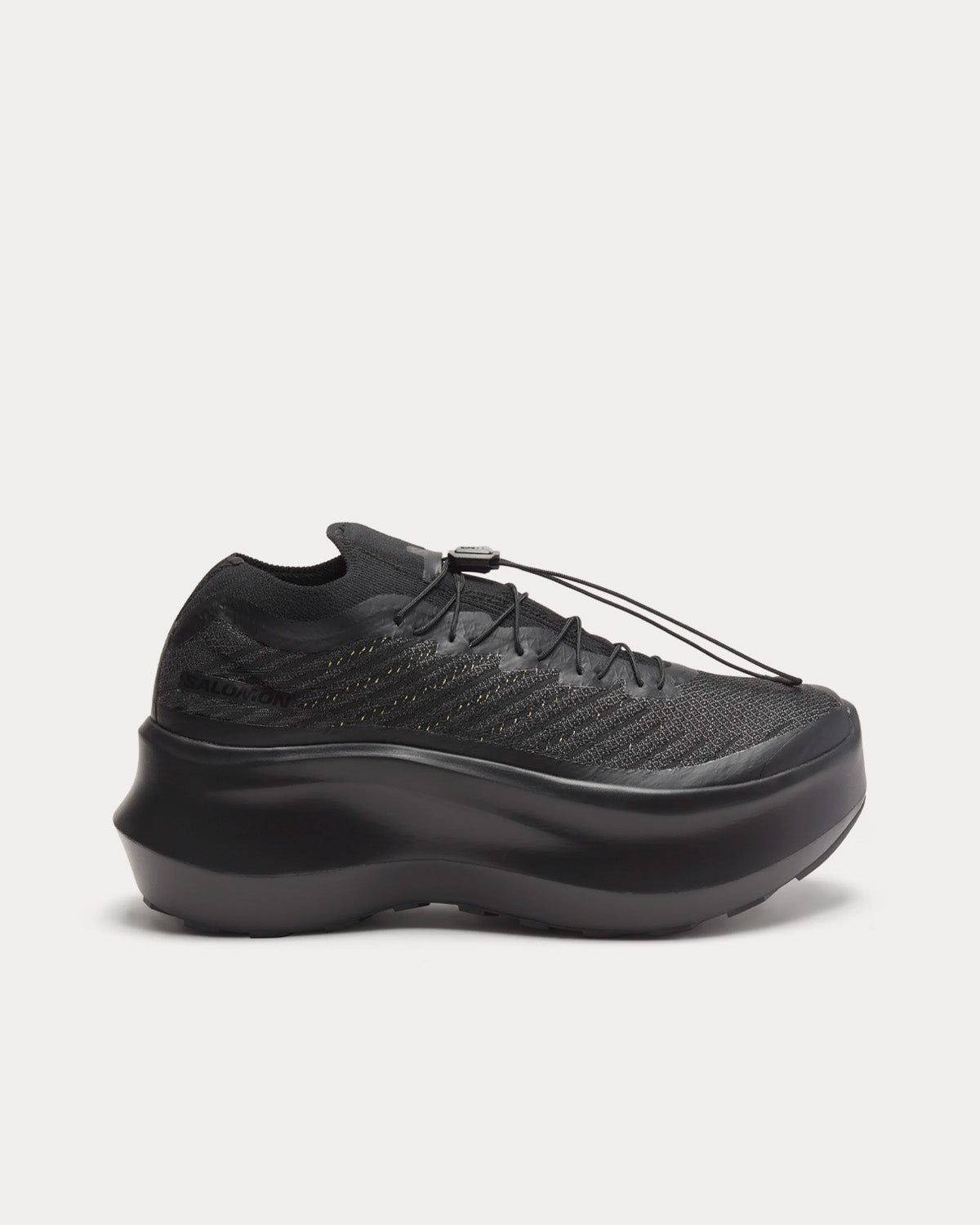 Salomon x Comme des Garçons - Pulsar Platform Black Low Top Sneakers