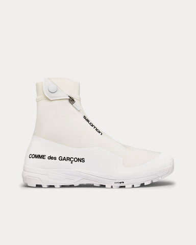 Salomon x Comme des Garçons XA-Alpine 2 White High Top Sneakers