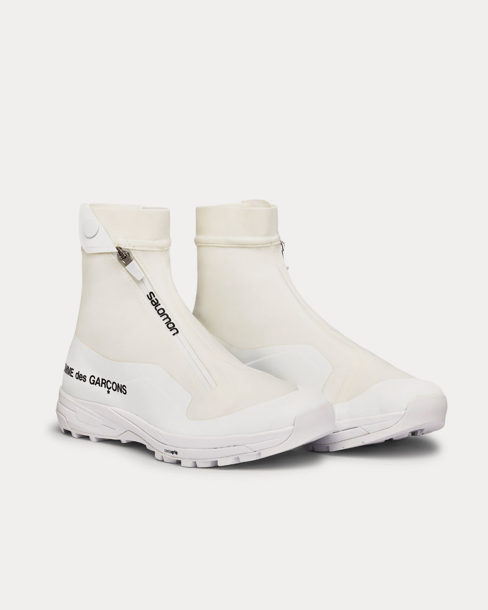 Salomon x Comme des Garçons - XA-Alpine 2 White High Top Sneakers