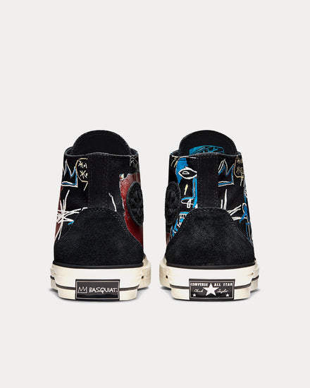 Converse x Basquiat Chuck 70 Black / Multi / Egret High Top Sneakers - 4