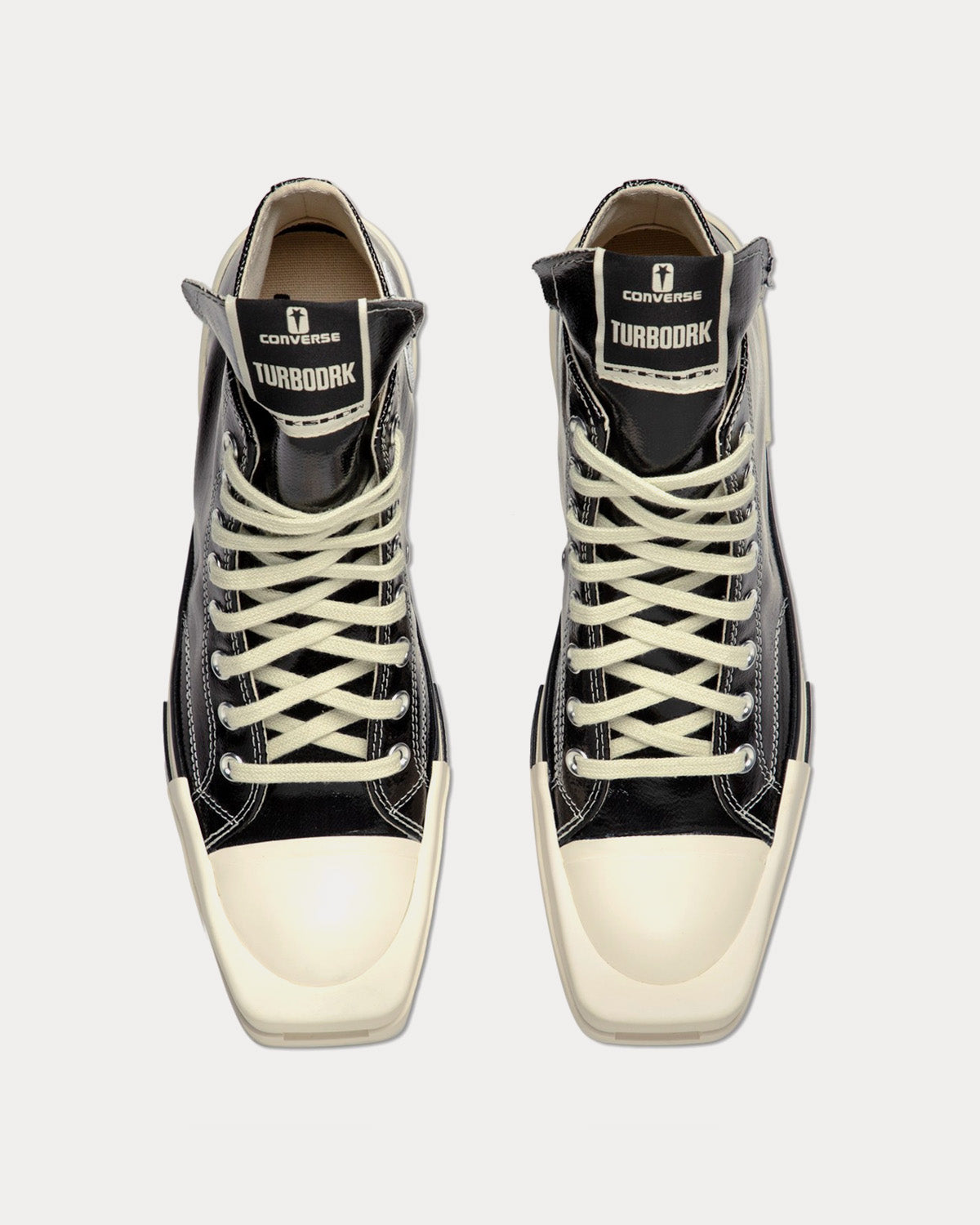 Converse x Rick Owens DRKSHDW - Chuck 70 Black / Egret / Bone White High Top Sneakers