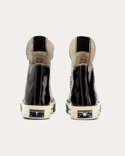 Converse x Rick Owens DRKSHDW Chuck 70 Black / Egret / Bone White High Top Sneakers - 4