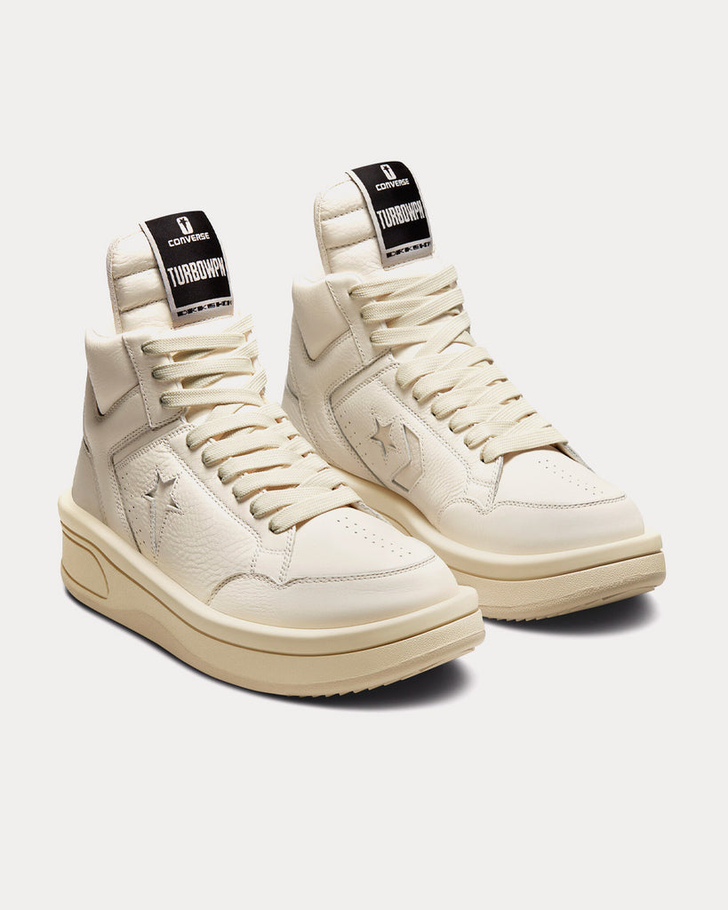 Converse x Rick Owens DRKSHDW TURBOWPN Egret / Cloud Cream High