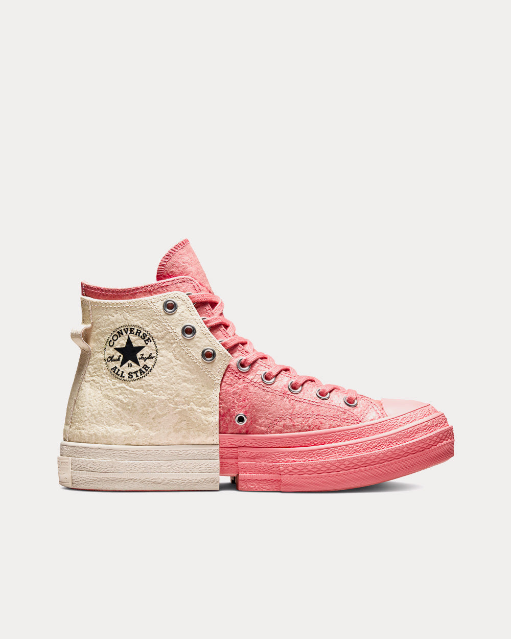 Converse x Feng Chen Wang - 2 in 1 Chuck 70 Quartz Pink / Strawberry Ice High Top Sneakers