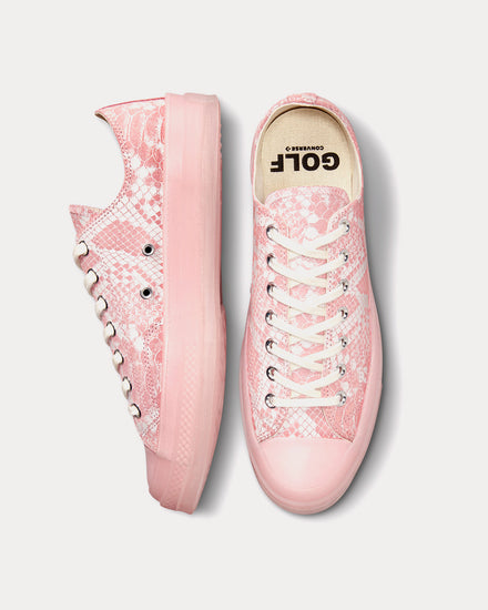 Converse x Golf Wang Chuck 70 Snake Pink Dogwood / Vintage White Low Top Sneakers - 2