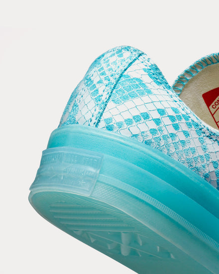 Converse x Golf Wang Chuck 70 Snake Vintage White / Blue Topaz / Black Low Top Sneakers - 5