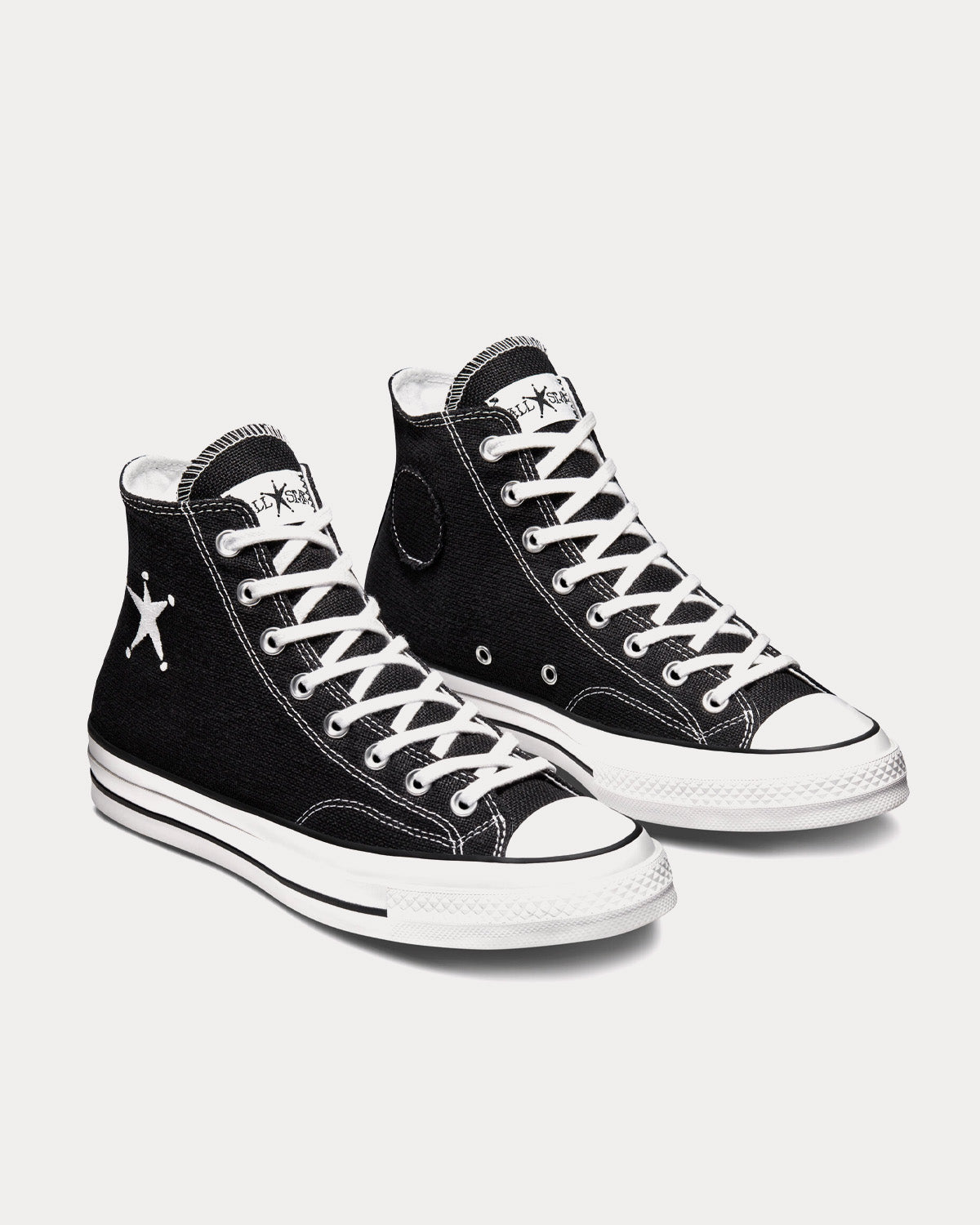 Converse x Stüssy - Chuck 70 Black / White High Top Sneakers