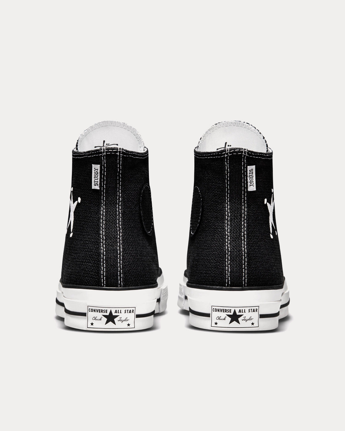 Converse x Stüssy - Chuck 70 Black / White High Top Sneakers