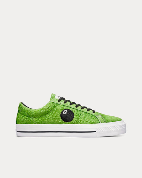 One Star Pro 8-Ball Green Flash / White / Black Low Top Sneakers