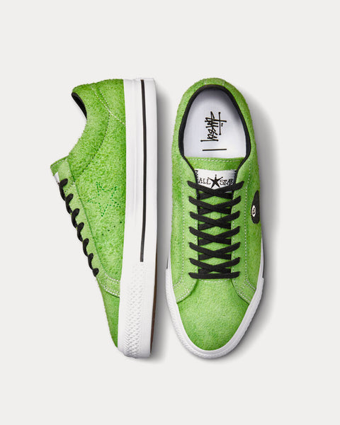 One Star Pro 8-Ball Green Flash / White / Black Low Top Sneakers