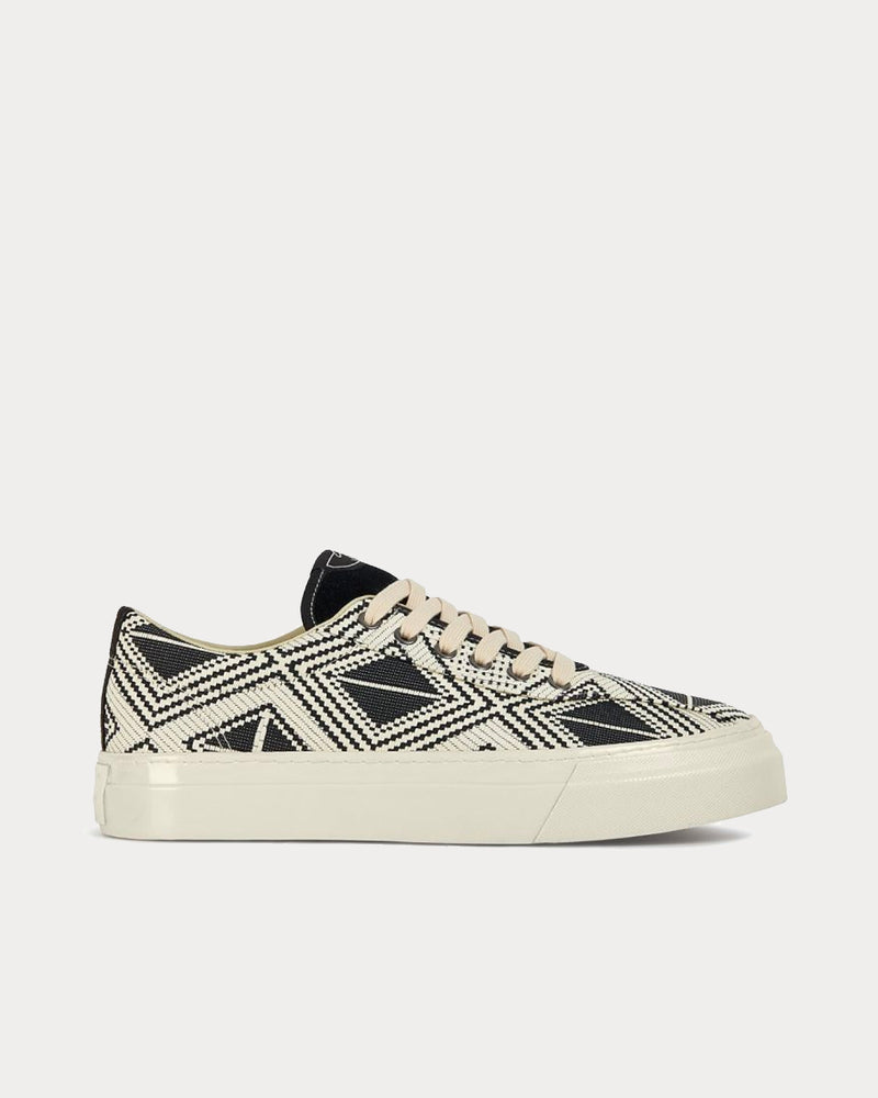 Stepney Workers Club Dellow Trophy Amalsi Woven Ecru Low Top Sneakers - 1