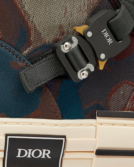 Dior x Peter Doig Men's B23 Brown Camouflage Jacquard High