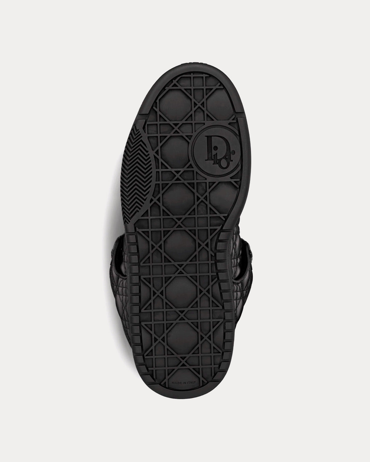 Dior x ERL - B9S Skater Limited And Numbered Edition Black Quilted Cannage Calfskin Low Top Sneakers