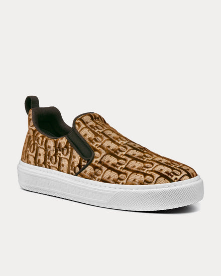 Dior Solar Bronze Slip On Sneakers - 2