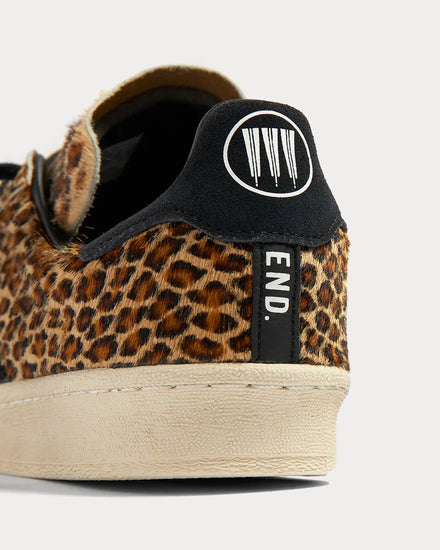 Adidas x End. X Neighborhood Campus Leopard & Black Low Top Sneakers - 3