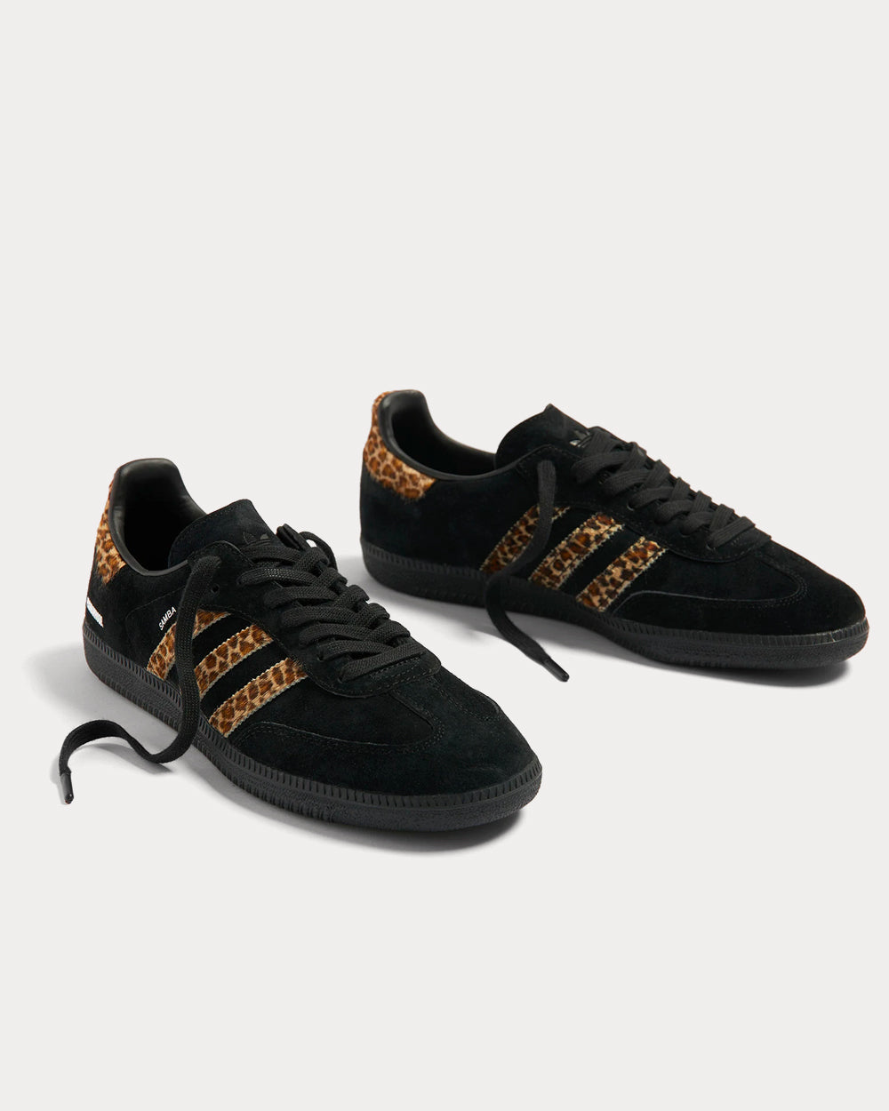 Adidas x END - X Neighborhood Samba Black & Leopard Low Top Sneakers