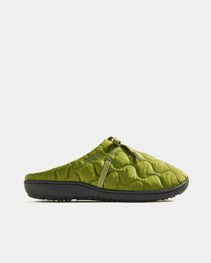 Subu x END Surplus Quilting Khaki Slip Ons - 1