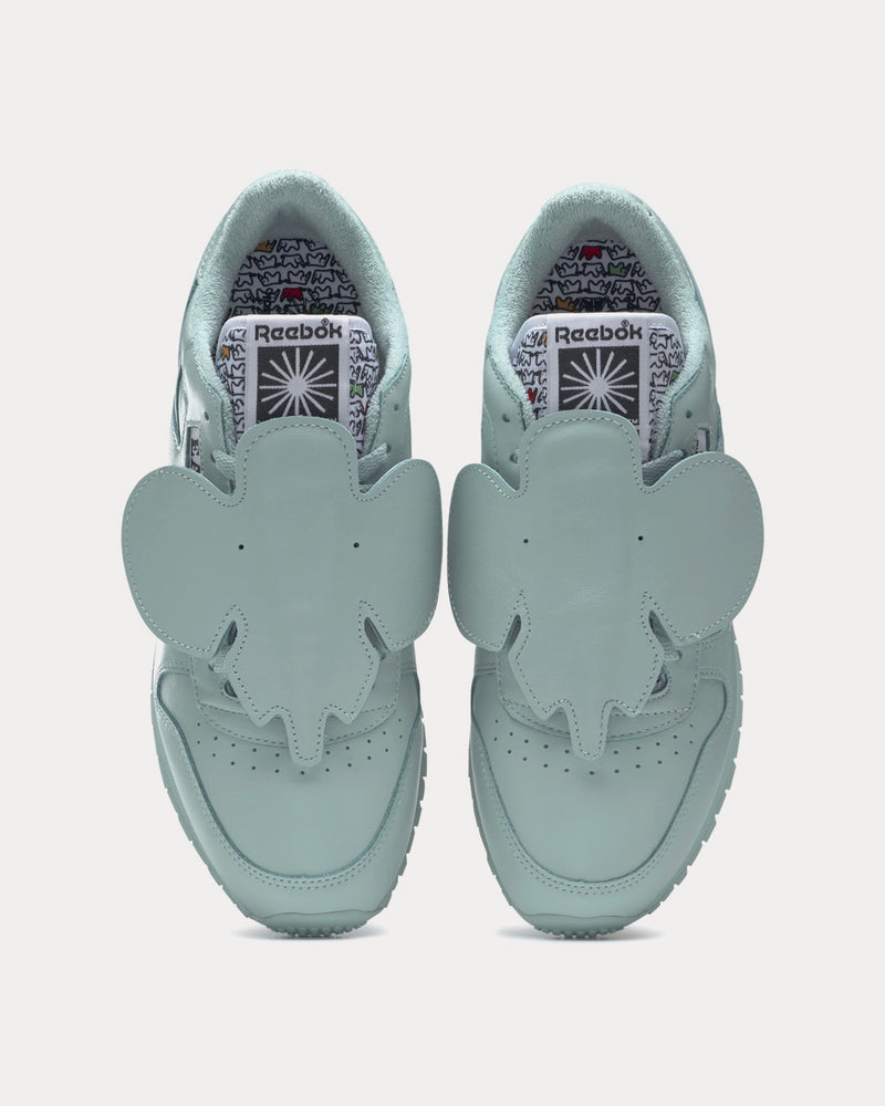 Reebok x Eames Classic Leather Seaside Grey / Seaside Grey / Core Black Low Top Sneakers - 2