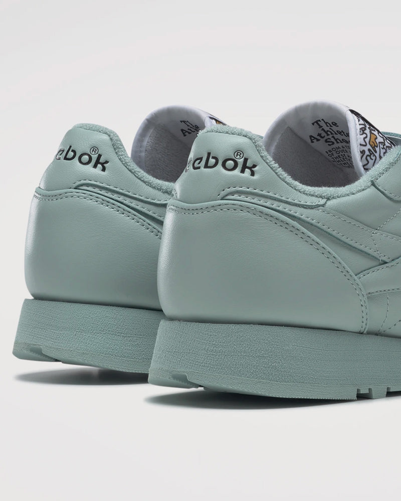 Reebok x Eames Classic Leather Seaside Grey / Seaside Grey / Core Black Low Top Sneakers - 4