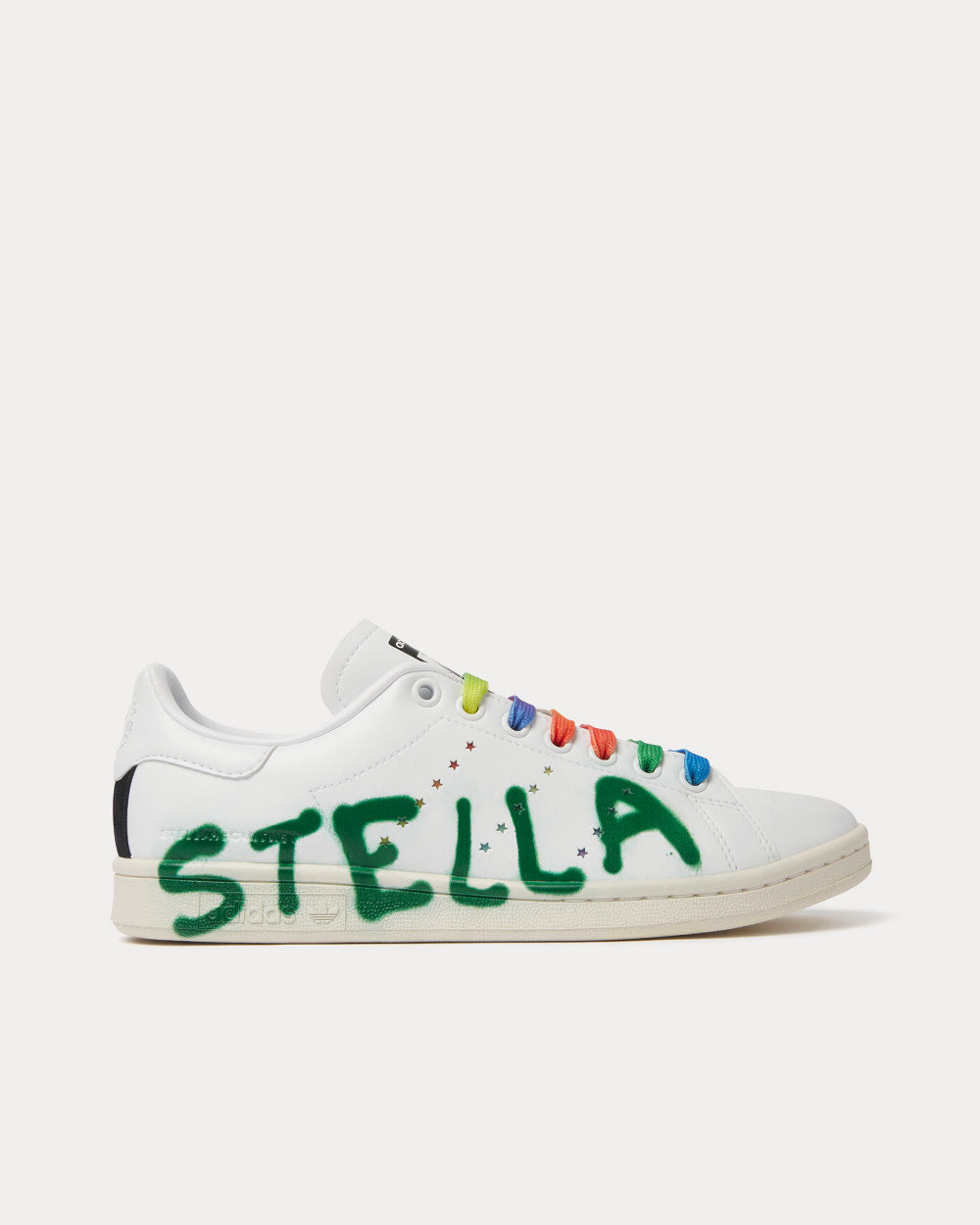 Adidas X Stella McCartney - x Ed Curtis Vegan Stan Smith White / Green Low Top Sneakers