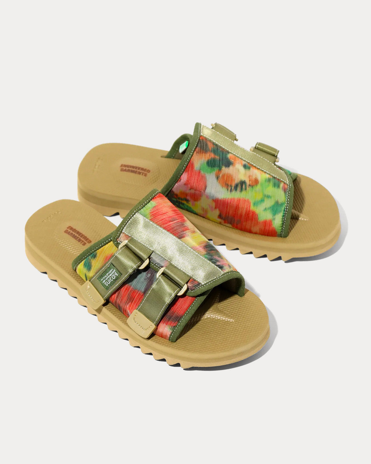 Suicoke x Engineered Garments - KAW-CabEG Floral Camo Sandals