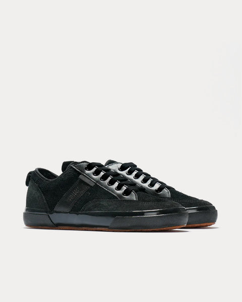 3420 Mil Black Low Top Sneakers