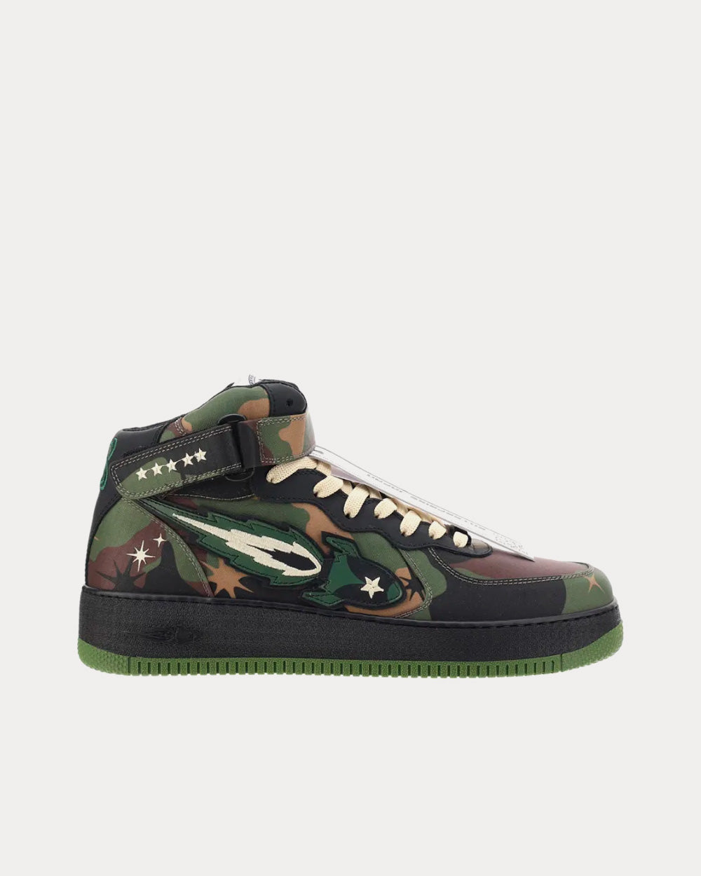 ENTERPRISE JAPAN - Logo Leather Sneakers