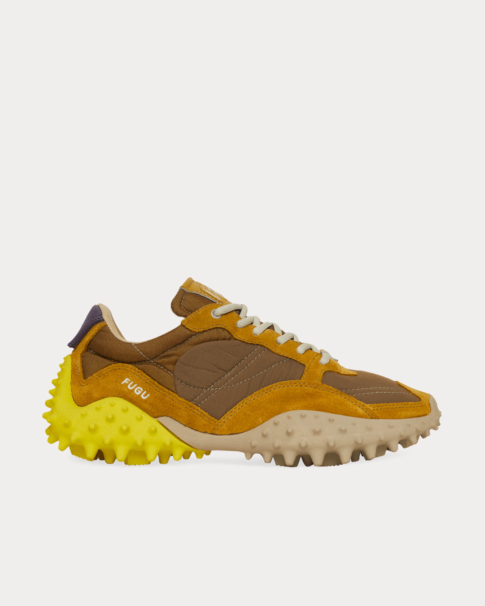 Eytys Men's Fugu Yellow Low Top Sneakers