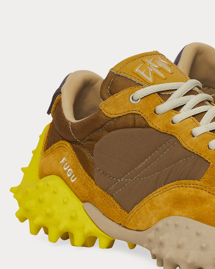 Eytys Men's Fugu Yellow Low Top Sneakers