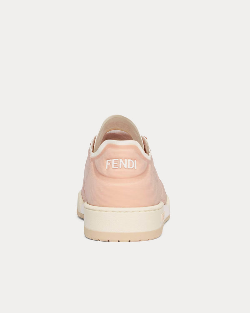 Fendi Women's Match Mesh Pink Low Top Sneakers & Trainers