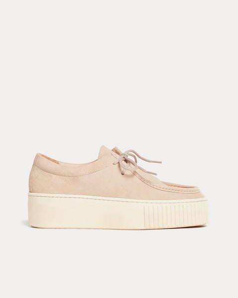 Fontaina Beige Low Top Sneakers
