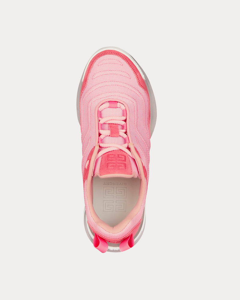 Givenchy GIV 1 Light Technical Canvas & Suede Bubble Gum Pink Low Top Sneakers - 2