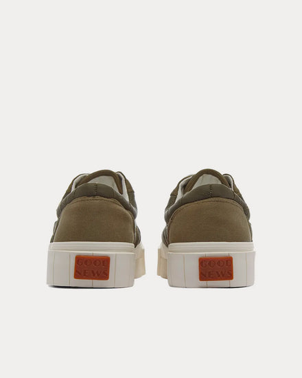 Good News Opal Padded Khaki Low Top Sneakers - 4