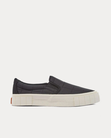 Good News Yess Padded Black Slip On Sneakers