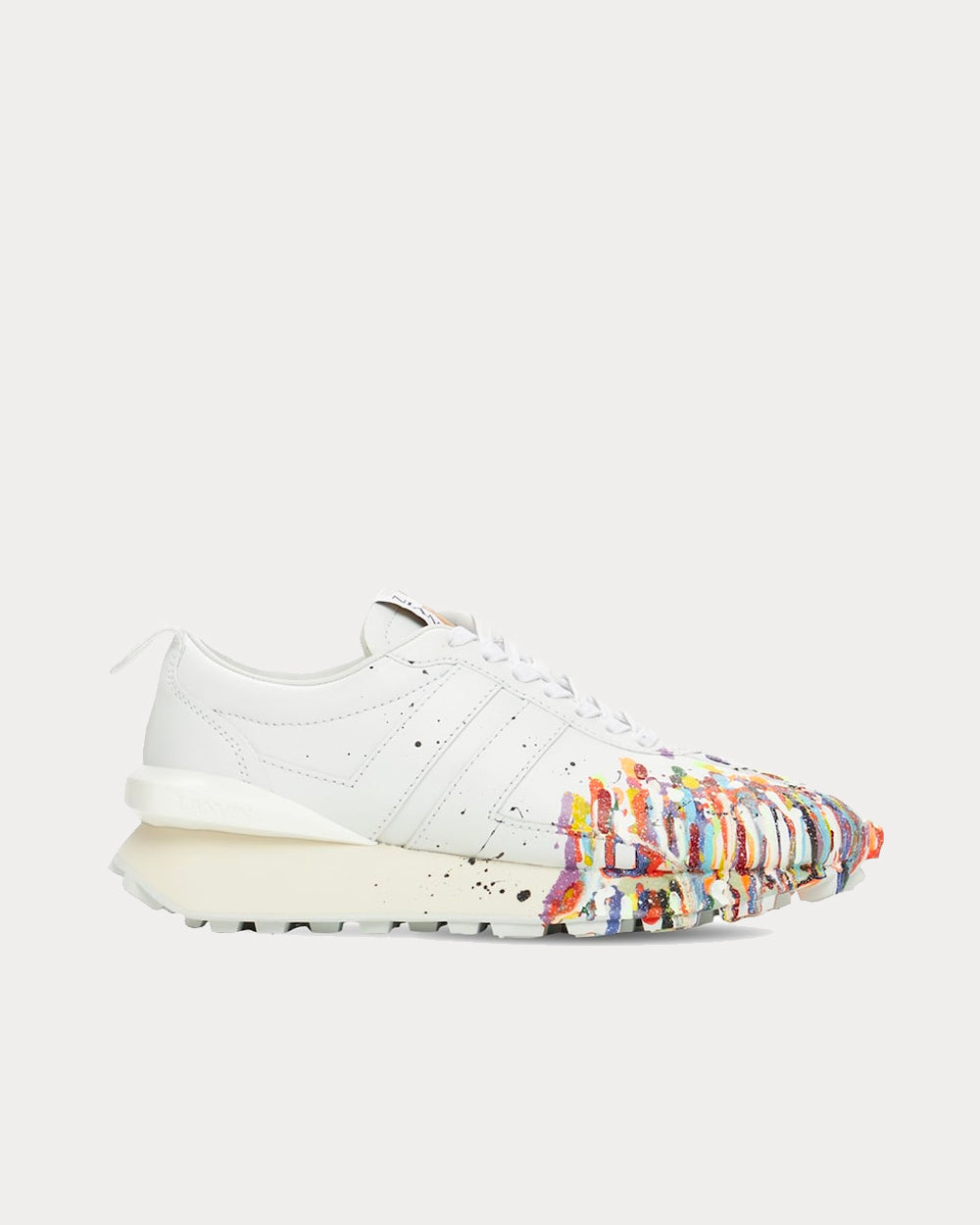 Lanvin x Gallery Dept - BumpR Painted White Low Top Sneakers