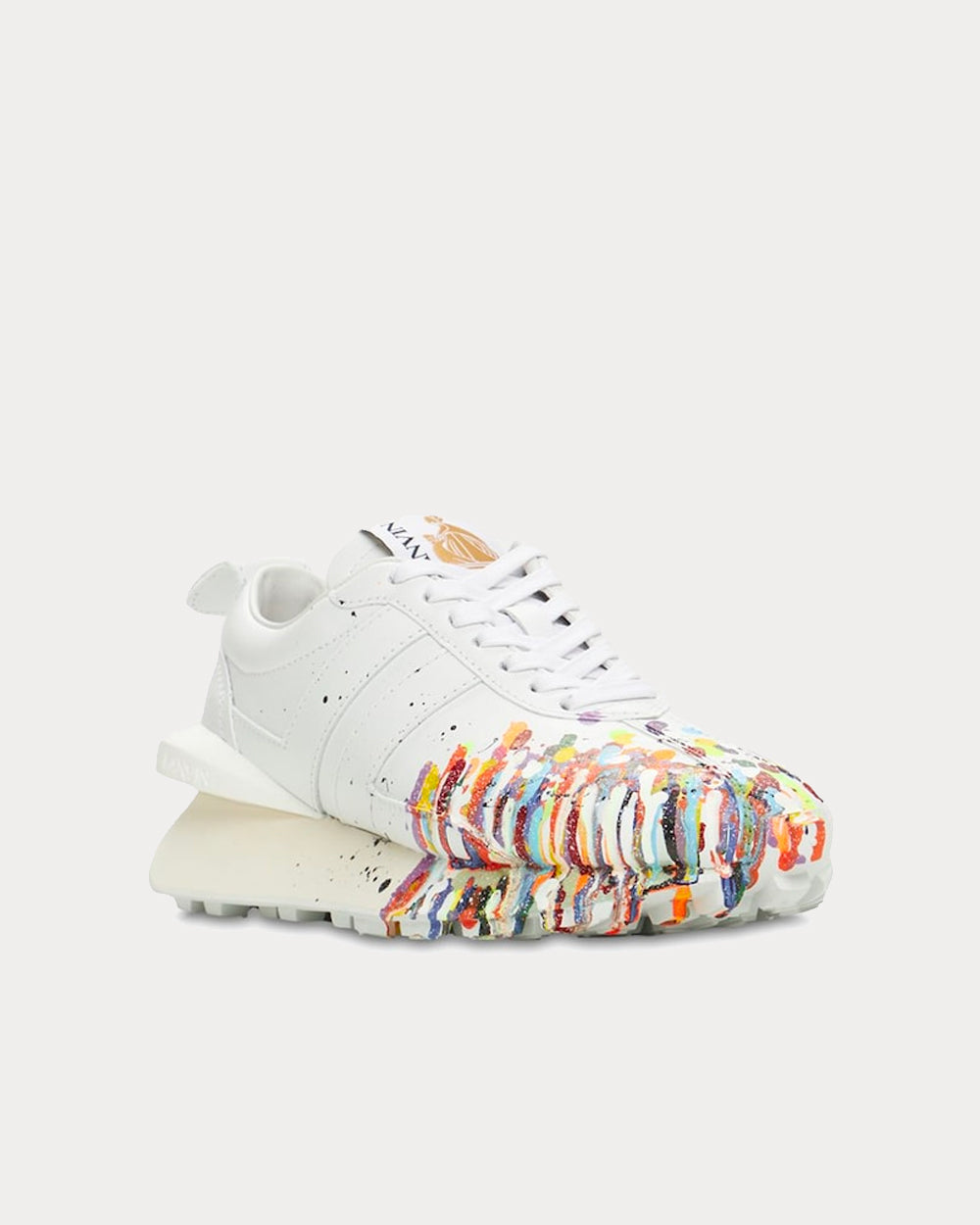 Lanvin x Gallery Dept - BumpR Painted White Low Top Sneakers