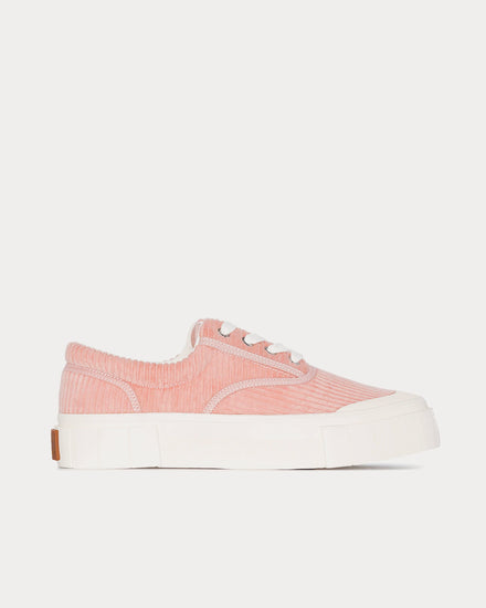 Good News Pink Opal Corduroy Low Top Sneakers - 1