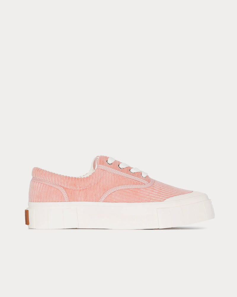 Good News Pink Opal Corduroy Low Top Sneakers - 1