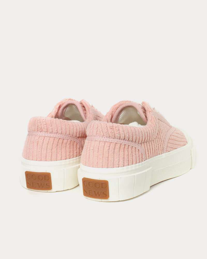 Good News Pink Opal Corduroy Low Top Sneakers - 3