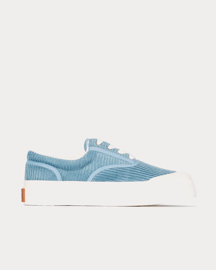 Good News Opal Corduroy Blue Low Top Sneakers - 1