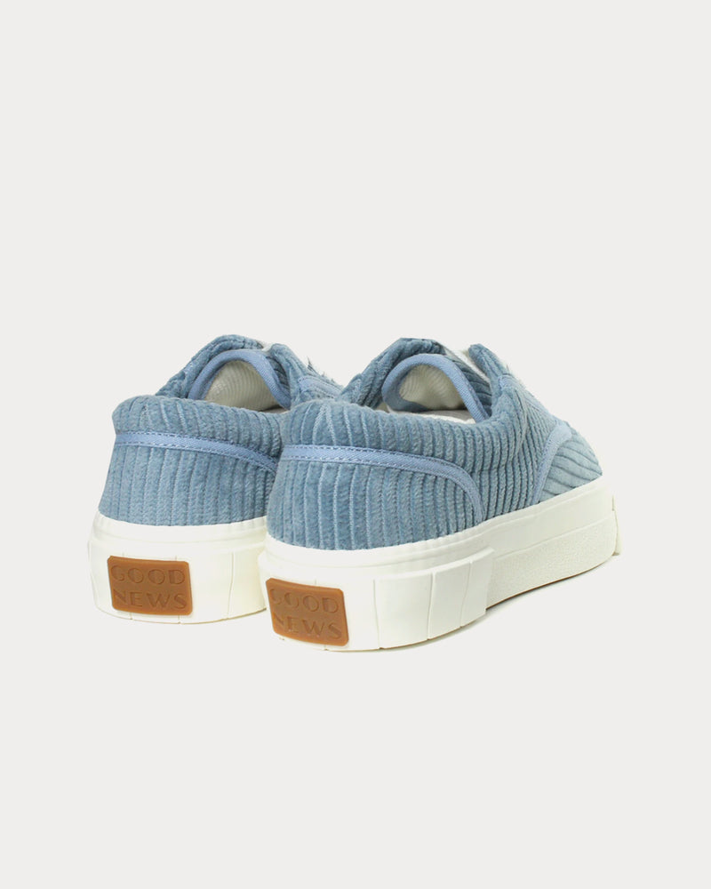 Good News Opal Corduroy Blue Low Top Sneakers - 3
