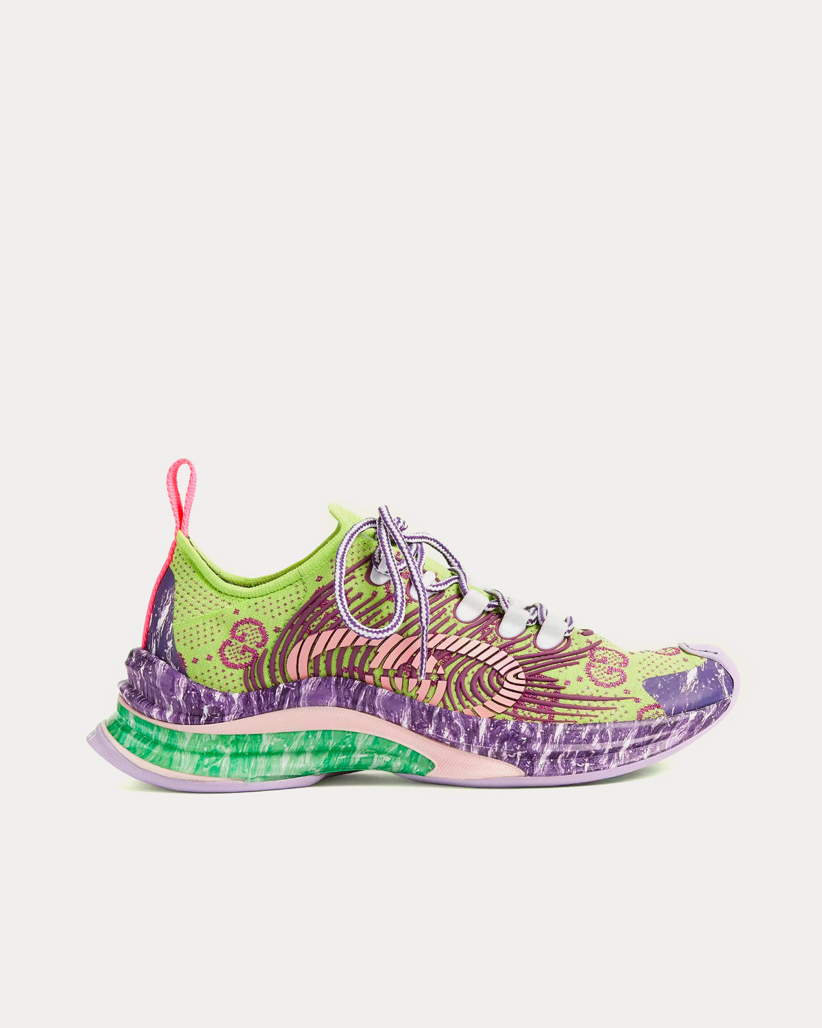 GUUCI ラン GG Technic Knit Sneaker 28ラック｜ファッション