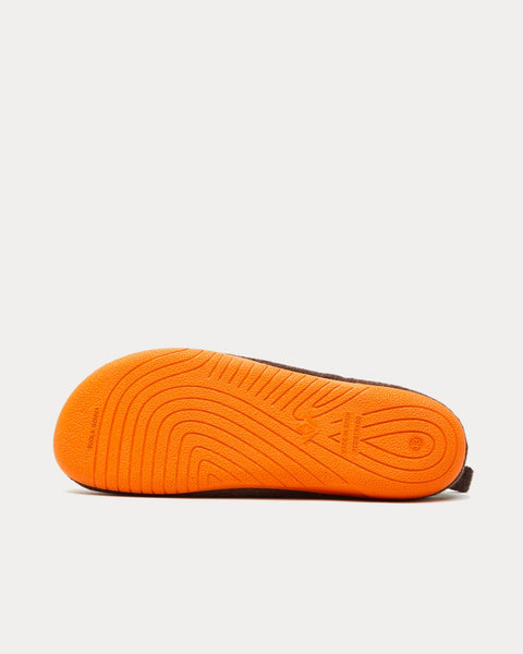 Valencia Khaki / Orange Slip Ons