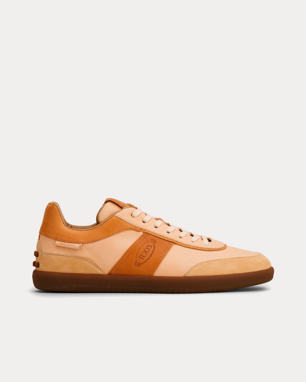 Tod's x Hender Scheme Men's Tabs Leather Beige / Brown Low Top