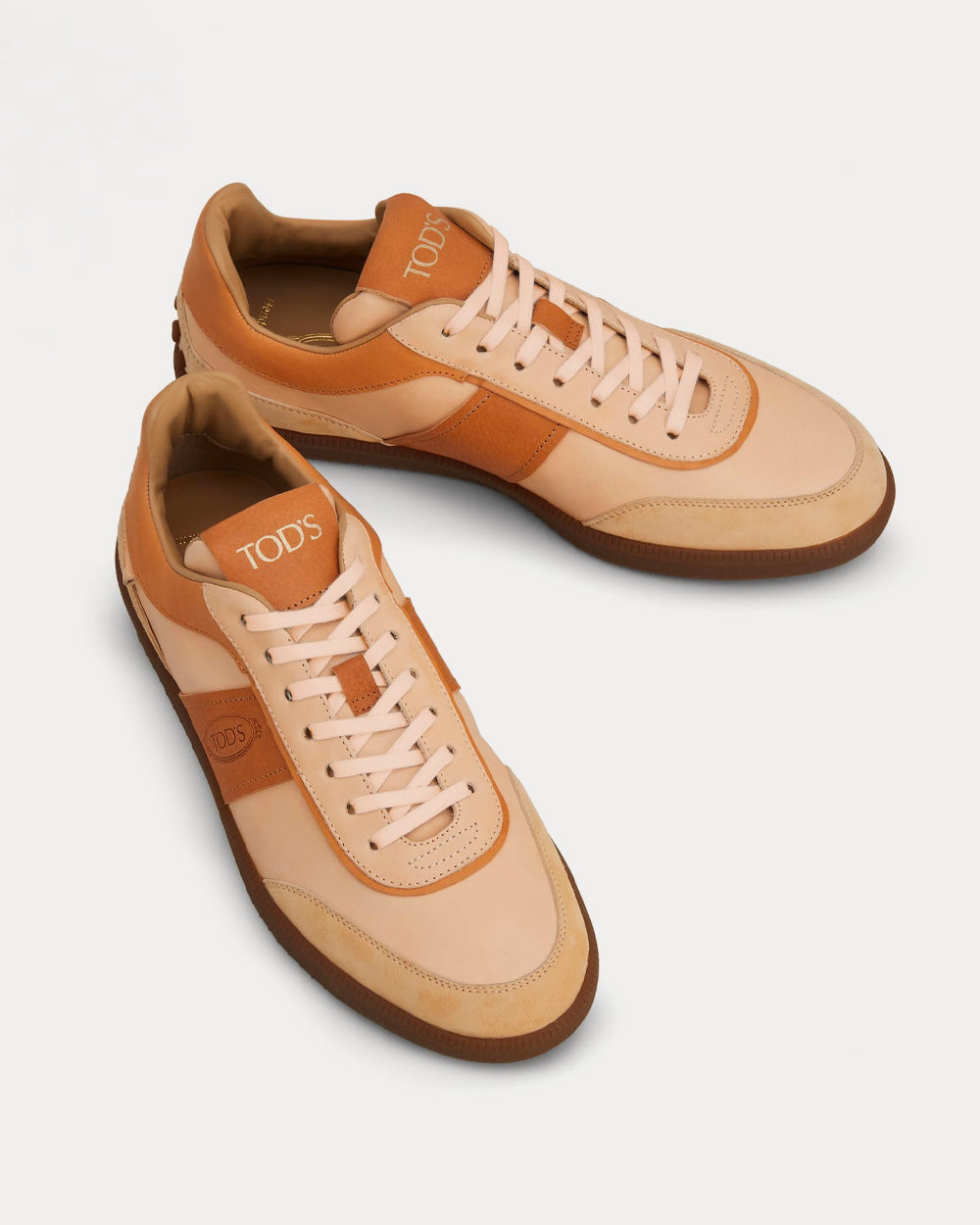 Tod's x Hender Scheme - Tabs Leather Beige / Brown Low Top Sneakers