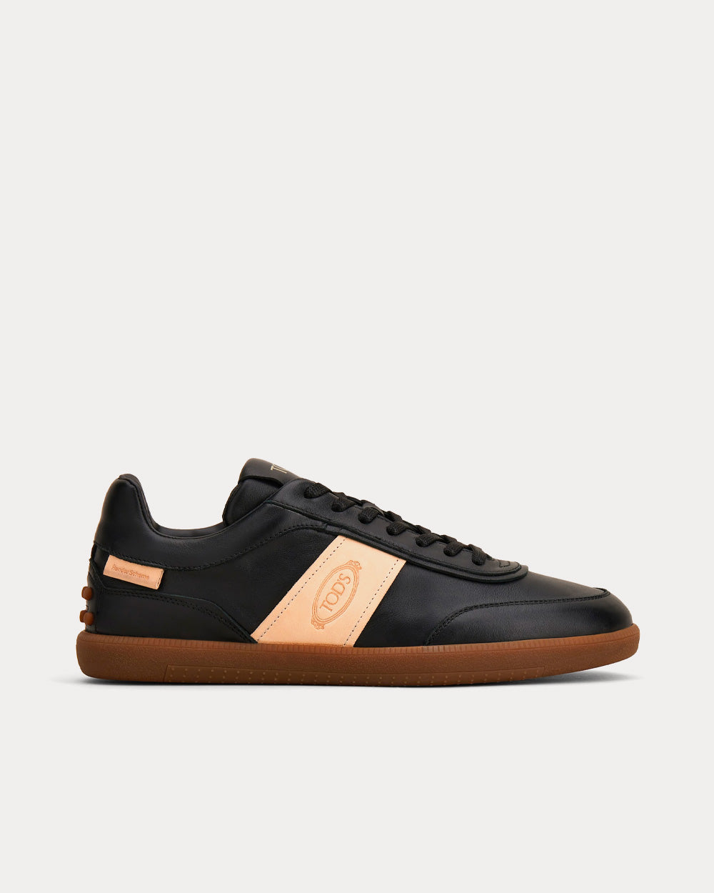 Hender Scheme × TOD’S Tod's x Hender Scheme Men's Tabs Leather Black Low Top Sneakers