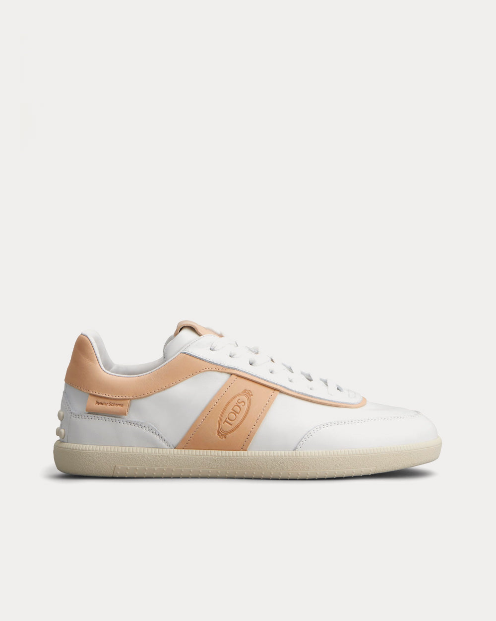 Tod's x Hender Scheme Men's Tabs Leather White / Beige Low Top