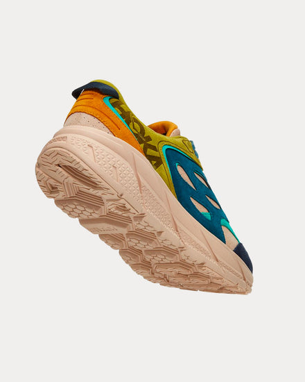 HOKA Clifton L Suede Multi / Shifting Sand Running Shoes - 4